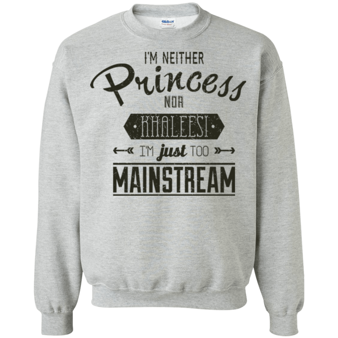 Sweatshirts Sport Grey / Small Sarcastic Girl Crewneck Sweatshirt