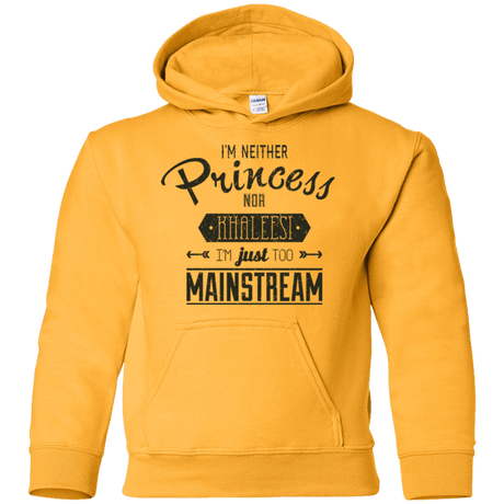 Sweatshirts Gold / YS Sarcastic Girl Youth Hoodie