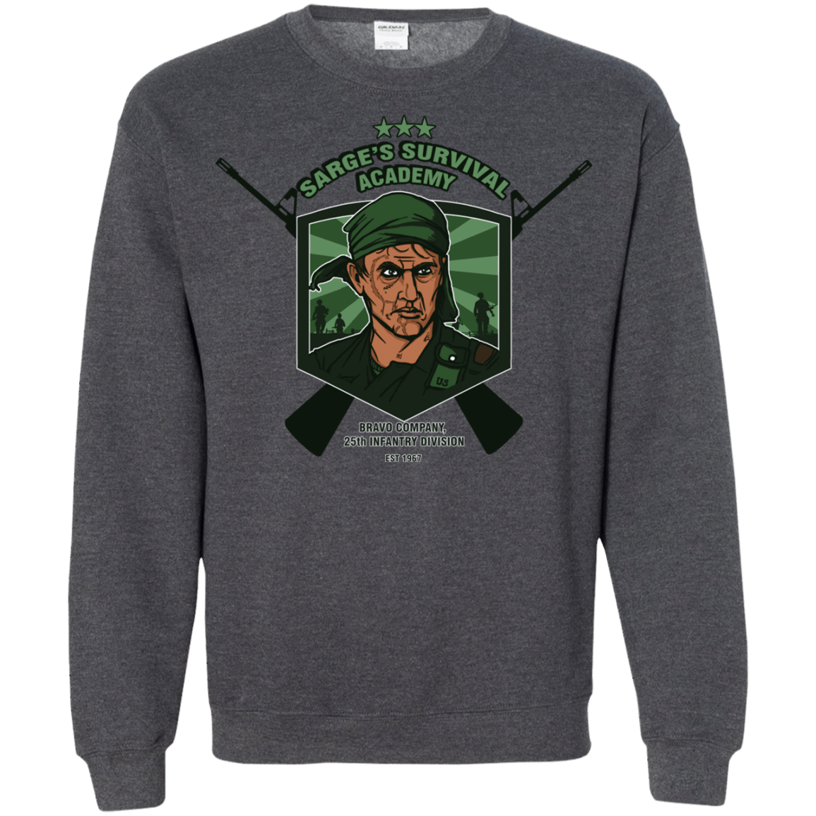 Sweatshirts Dark Heather / S Sarges Survival Crewneck Sweatshirt