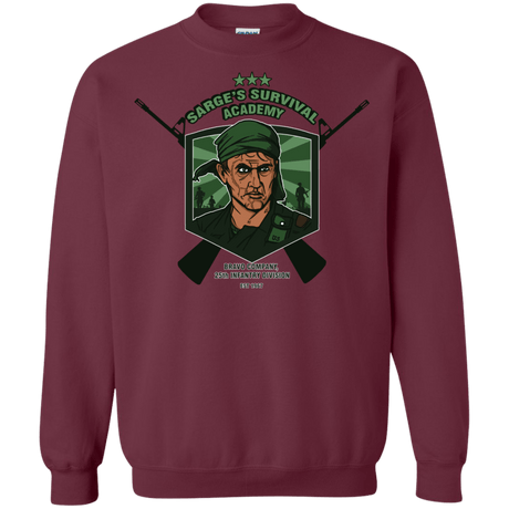 Sweatshirts Maroon / S Sarges Survival Crewneck Sweatshirt