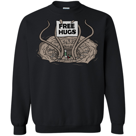 Sweatshirts Black / S Sarlacc Free Hugs Crewneck Sweatshirt