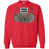 Sweatshirts Red / S Sarlacc Free Hugs Crewneck Sweatshirt