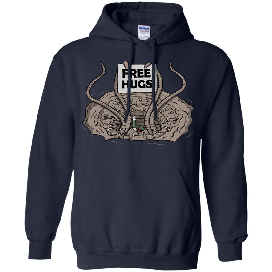 Sweatshirts Navy / S Sarlacc Free Hugs Pullover Hoodie