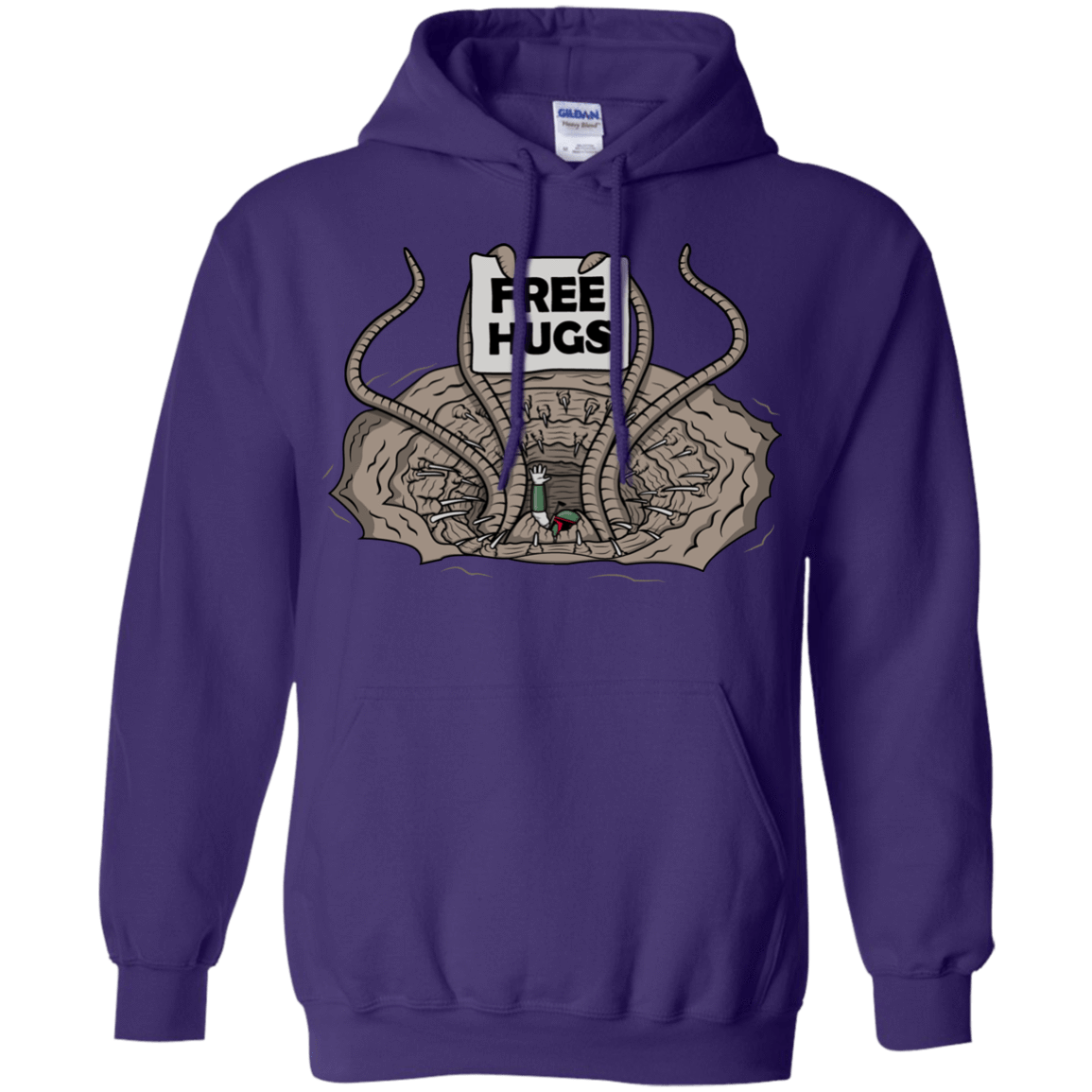Sweatshirts Purple / S Sarlacc Free Hugs Pullover Hoodie
