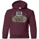 Sweatshirts Maroon / YS Sarlacc Free Hugs Youth Hoodie