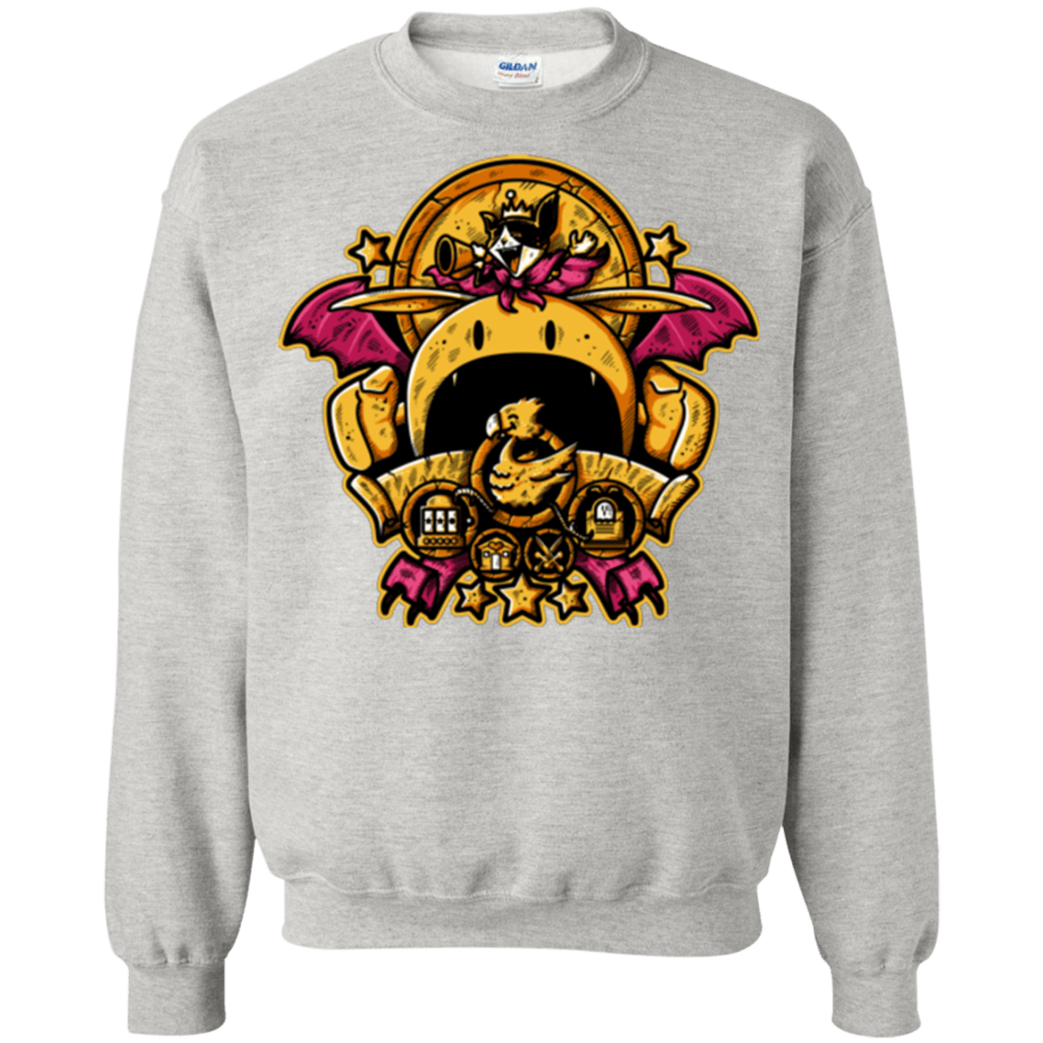 Sweatshirts Ash / Small SAUCER CREST Crewneck Sweatshirt