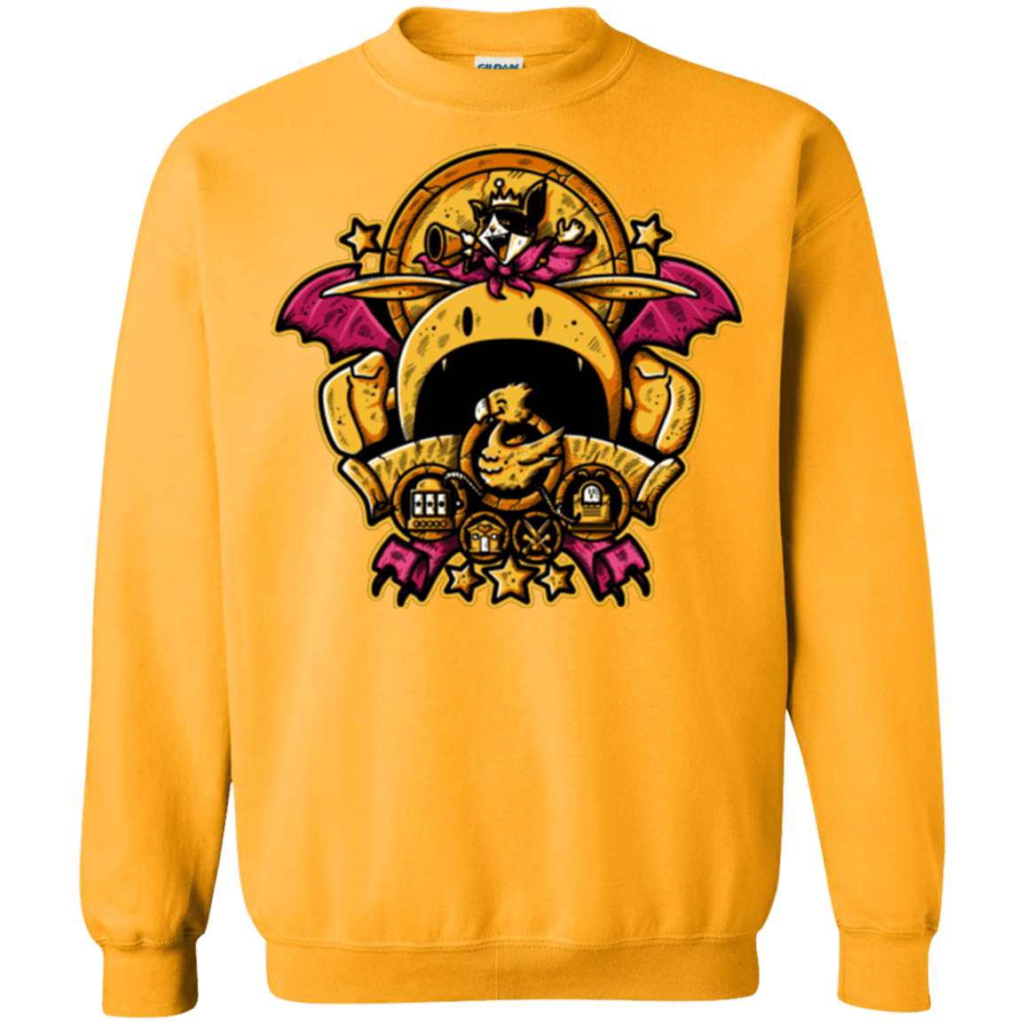 Sweatshirts Gold / Small SAUCER CREST Crewneck Sweatshirt