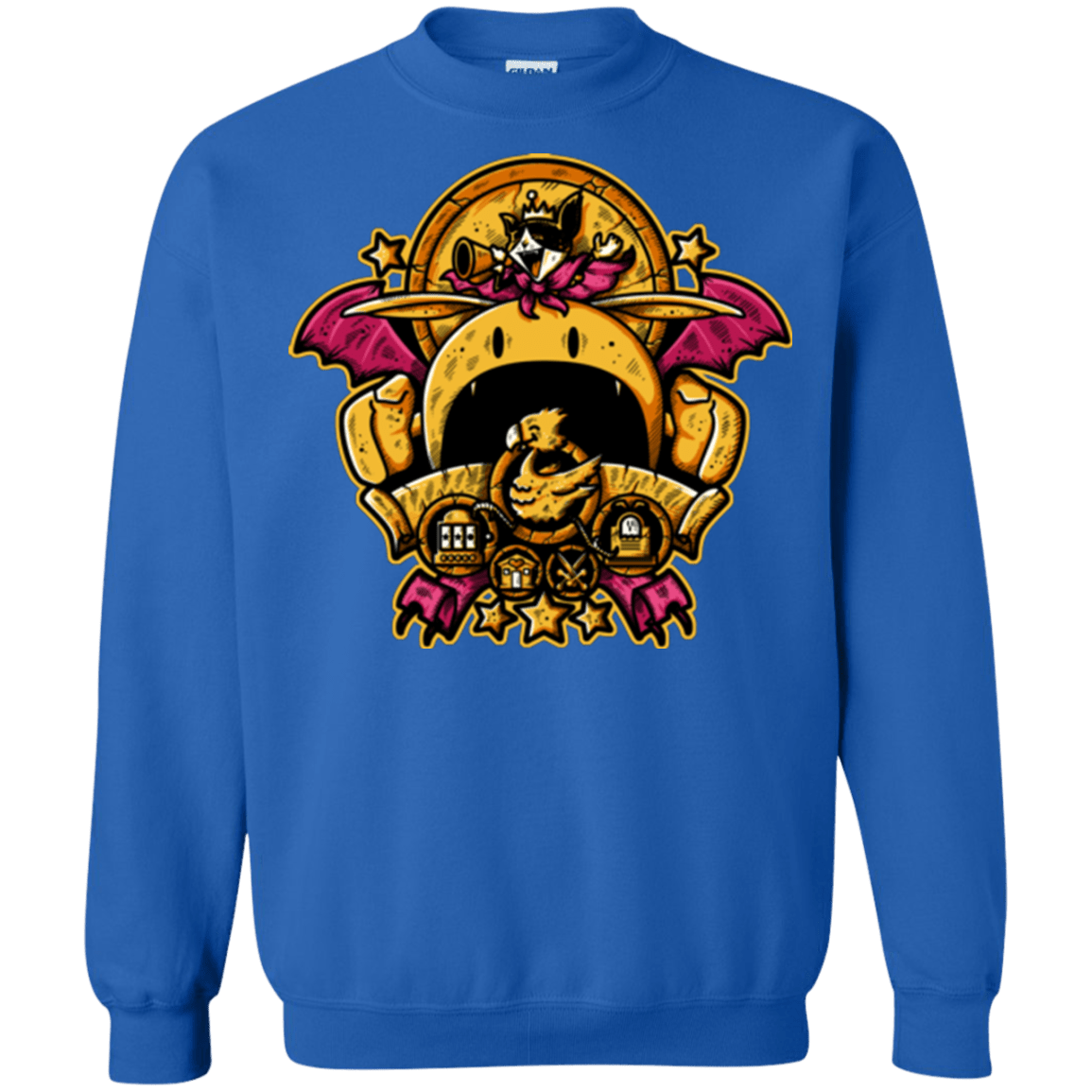 Sweatshirts Royal / Small SAUCER CREST Crewneck Sweatshirt