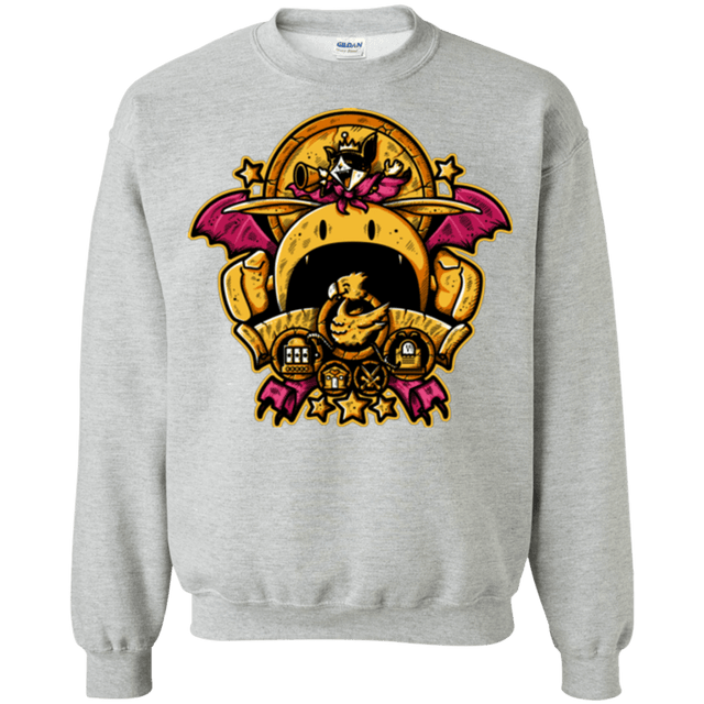Sweatshirts Sport Grey / Small SAUCER CREST Crewneck Sweatshirt