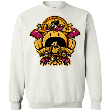 Sweatshirts White / Small SAUCER CREST Crewneck Sweatshirt