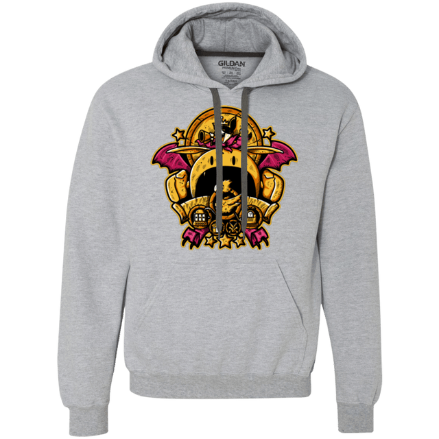 Sweatshirts Sport Grey / Small SAUCER CREST Premium Fleece Hoodie