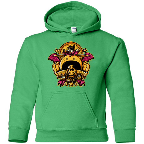 Sweatshirts Irish Green / YS SAUCER CREST Youth Hoodie