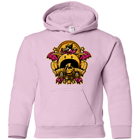 Sweatshirts Light Pink / YS SAUCER CREST Youth Hoodie