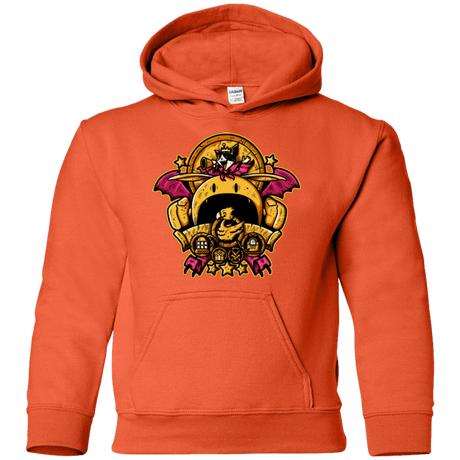Sweatshirts Orange / YS SAUCER CREST Youth Hoodie