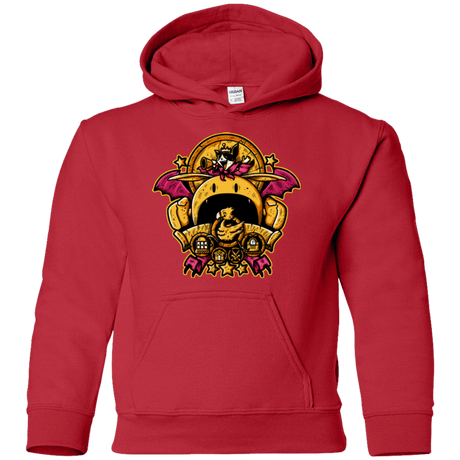 Sweatshirts Red / YS SAUCER CREST Youth Hoodie
