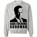 Sweatshirts Ash / Small Saul fucking Goodman Crewneck Sweatshirt