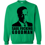 Sweatshirts Irish Green / Small Saul fucking Goodman Crewneck Sweatshirt