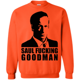Sweatshirts Orange / Small Saul fucking Goodman Crewneck Sweatshirt