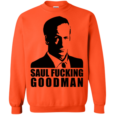 Sweatshirts Orange / Small Saul fucking Goodman Crewneck Sweatshirt