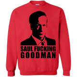 Sweatshirts Red / Small Saul fucking Goodman Crewneck Sweatshirt
