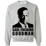 Sweatshirts Sport Grey / Small Saul fucking Goodman Crewneck Sweatshirt