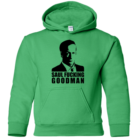 Sweatshirts Irish Green / YS Saul fucking Goodman Youth Hoodie