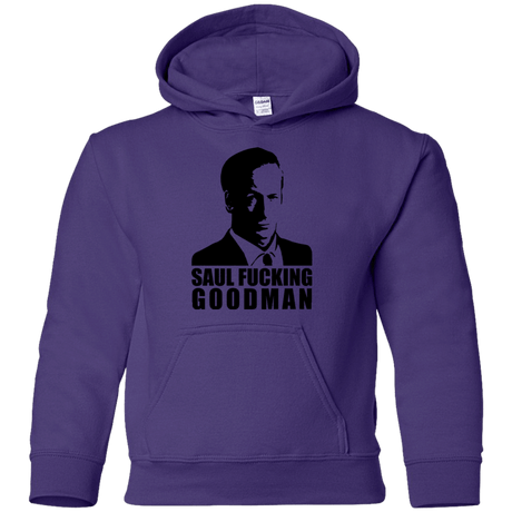 Sweatshirts Purple / YS Saul fucking Goodman Youth Hoodie