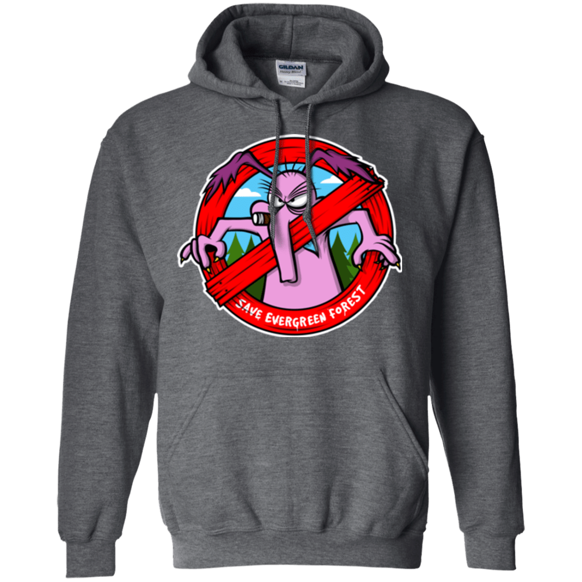 Sweatshirts Dark Heather / Small Save The Forest Pullover Hoodie