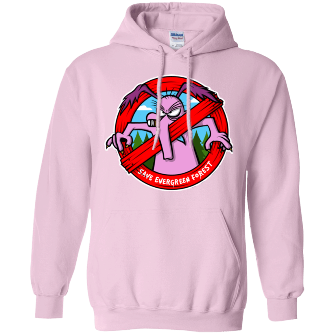 Sweatshirts Light Pink / Small Save The Forest Pullover Hoodie