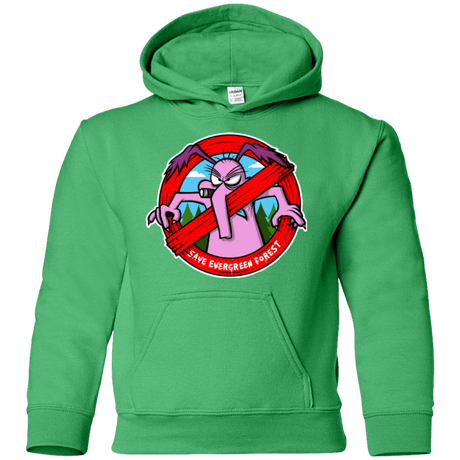 Sweatshirts Irish Green / YS Save The Forest Youth Hoodie