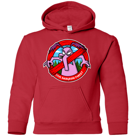 Sweatshirts Red / YS Save The Forest Youth Hoodie