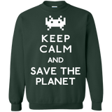 Sweatshirts Forest Green / Small Save the planet Crewneck Sweatshirt