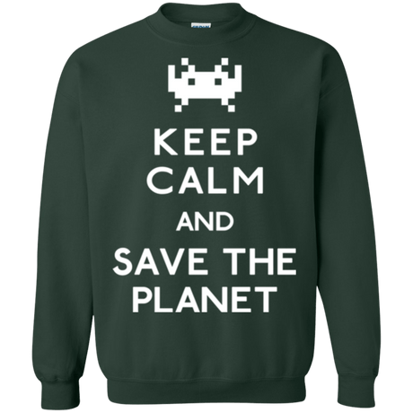 Sweatshirts Forest Green / Small Save the planet Crewneck Sweatshirt