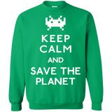 Sweatshirts Irish Green / Small Save the planet Crewneck Sweatshirt