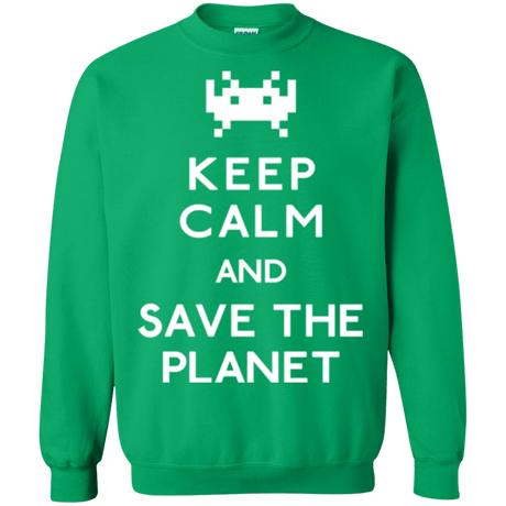 Sweatshirts Irish Green / Small Save the planet Crewneck Sweatshirt