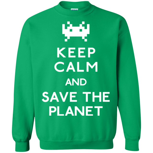 Sweatshirts Irish Green / Small Save the planet Crewneck Sweatshirt