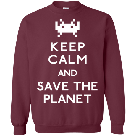 Sweatshirts Maroon / Small Save the planet Crewneck Sweatshirt