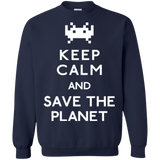 Sweatshirts Navy / Small Save the planet Crewneck Sweatshirt