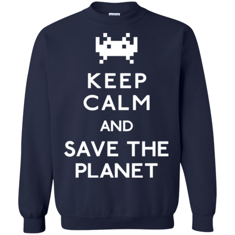 Sweatshirts Navy / Small Save the planet Crewneck Sweatshirt