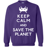 Sweatshirts Purple / Small Save the planet Crewneck Sweatshirt