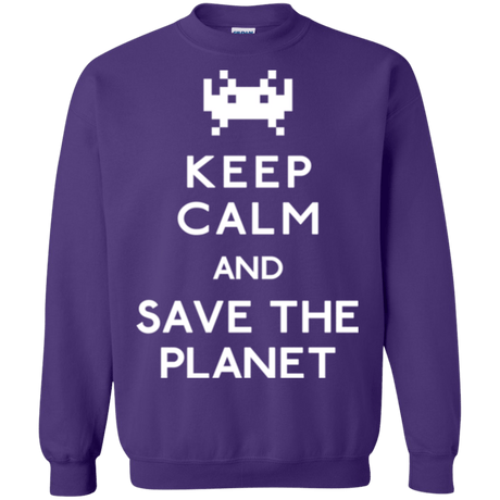 Sweatshirts Purple / Small Save the planet Crewneck Sweatshirt