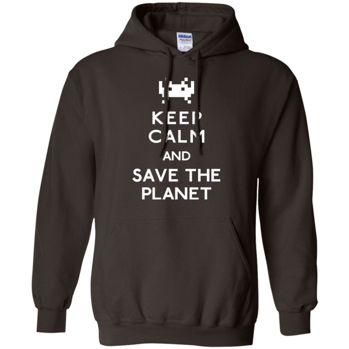 Sweatshirts Dark Chocolate / Small Save the planet Pullover Hoodie