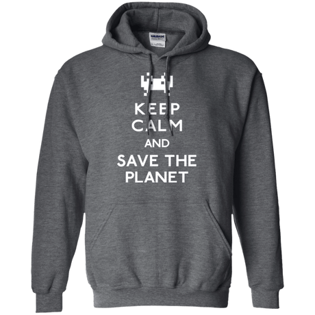 Sweatshirts Dark Heather / Small Save the planet Pullover Hoodie
