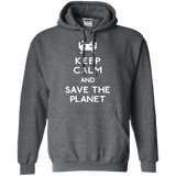 Sweatshirts Dark Heather / Small Save the planet Pullover Hoodie