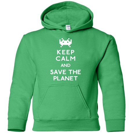 Sweatshirts Irish Green / YS Save the planet Youth Hoodie