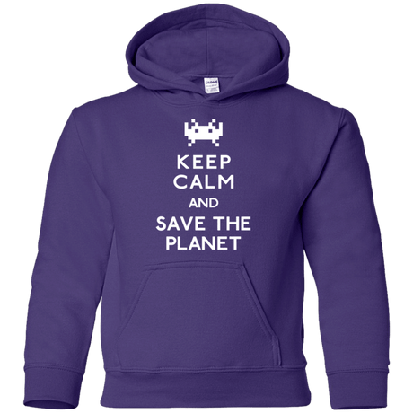 Sweatshirts Purple / YS Save the planet Youth Hoodie