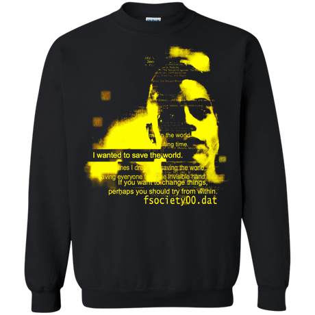 Sweatshirts Black / S Save the World Crewneck Sweatshirt