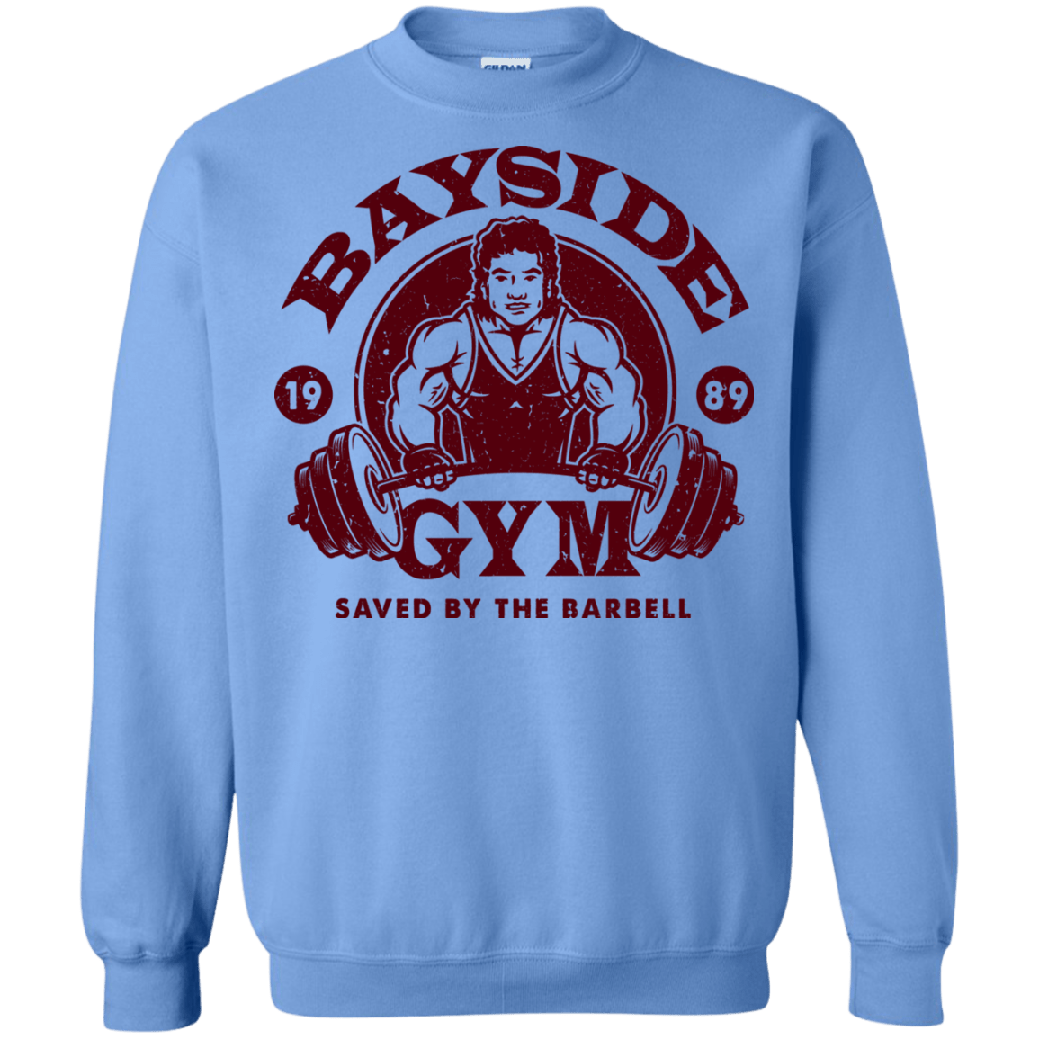 Sweatshirts Carolina Blue / Small SAVED BY THE BARBELL Crewneck Sweatshirt