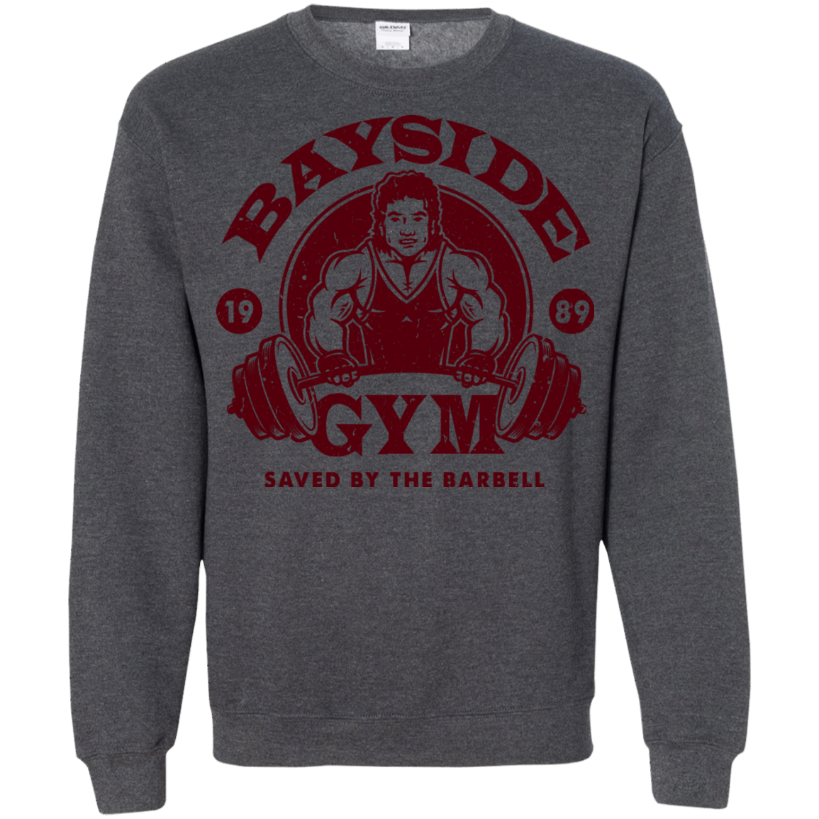 Sweatshirts Dark Heather / Small SAVED BY THE BARBELL Crewneck Sweatshirt