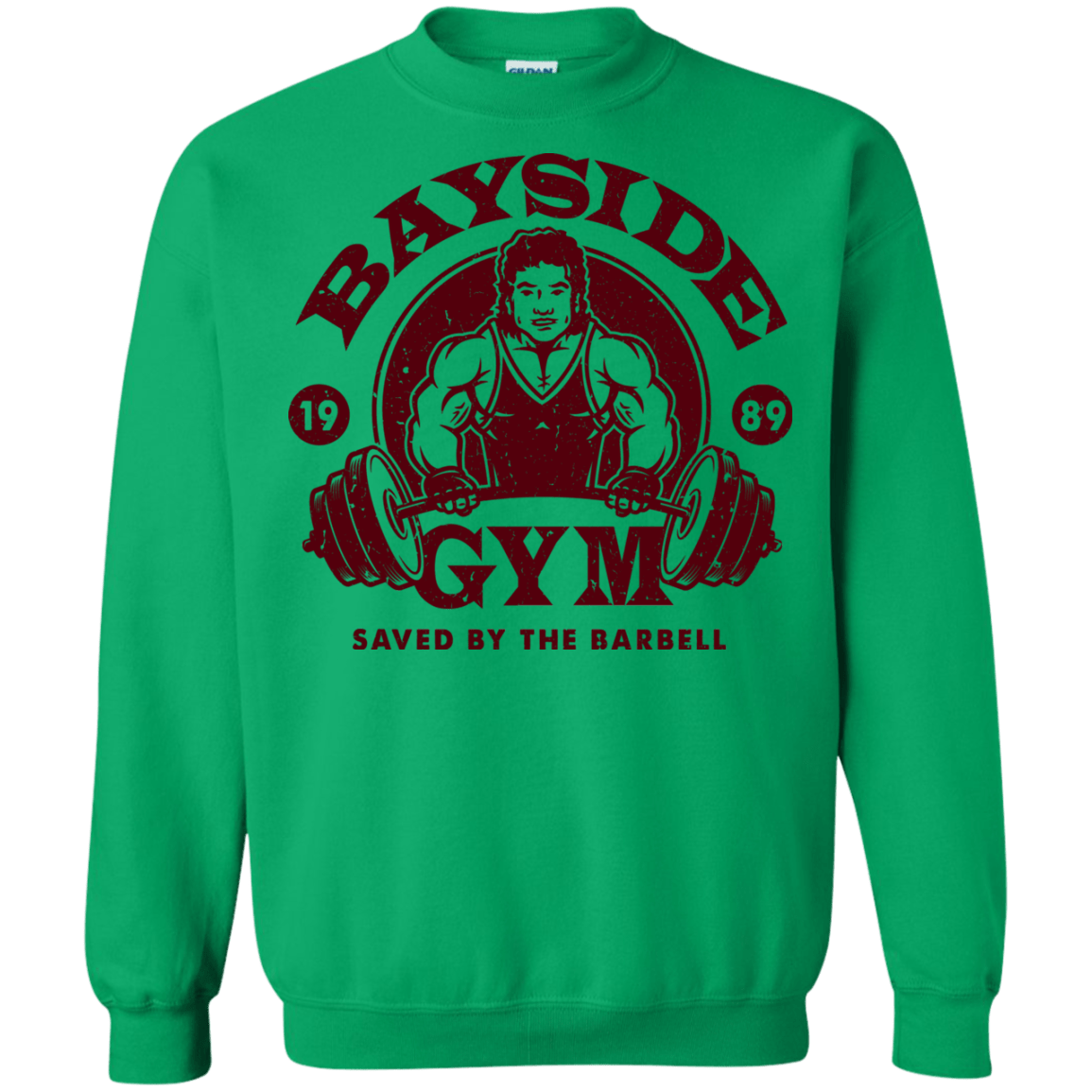 Sweatshirts Irish Green / Small SAVED BY THE BARBELL Crewneck Sweatshirt